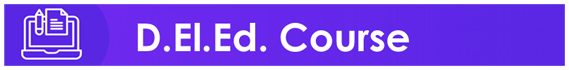 D.El.Ed. Course